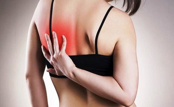 болка под лявата лопатка от гърба